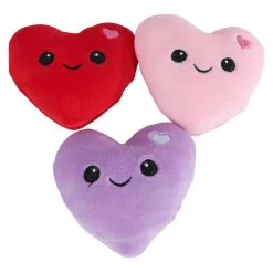 Fluffy Menu Pluche Ijsje met 3 Hartjes - 25cm