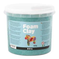 Foam Clay - Donkergroen, 560gr.
