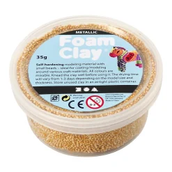 Foam Clay - Metallic Goud, 35gr.