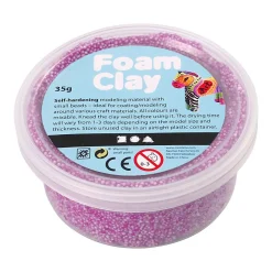 Foam Clay - Neon Paars, 35gr.