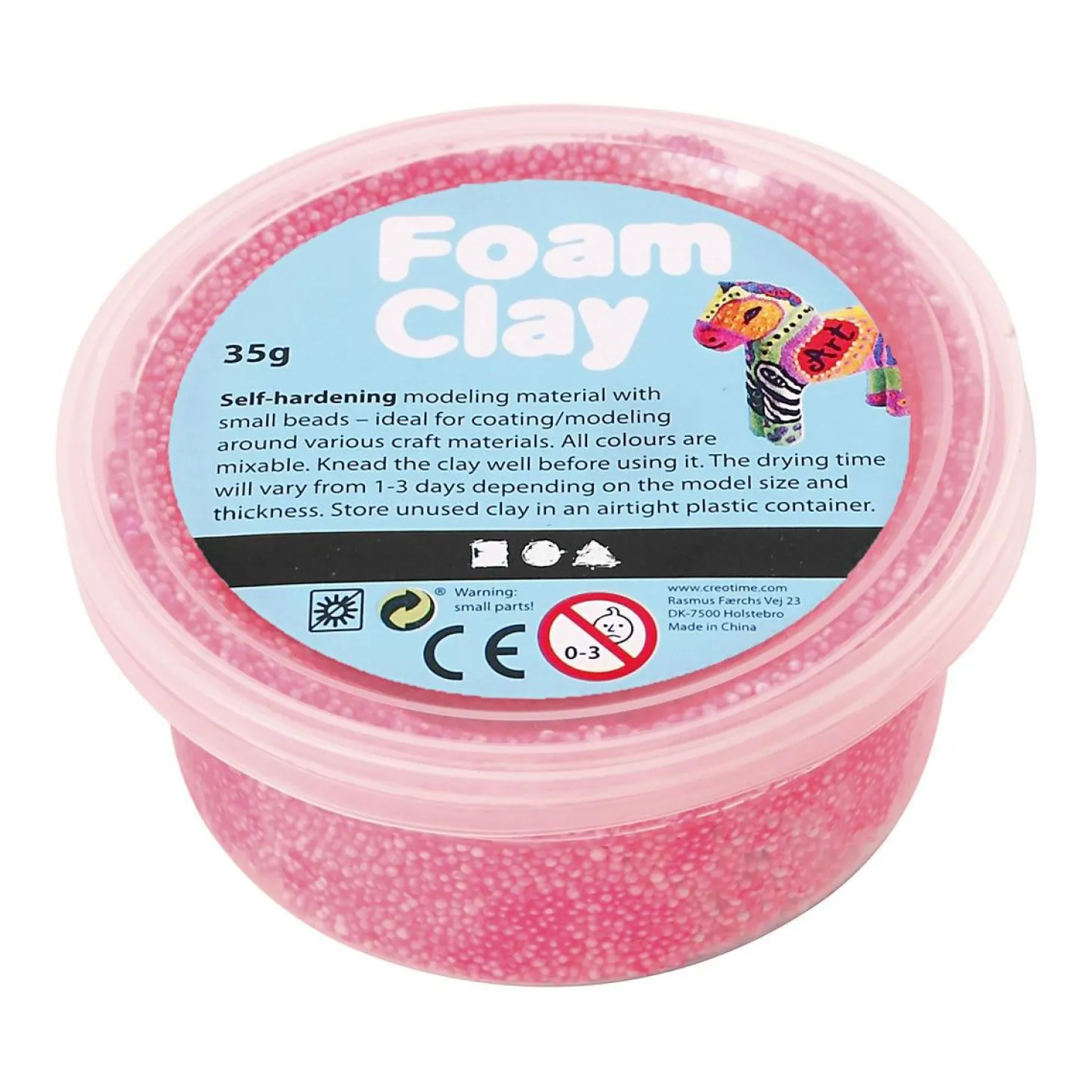 Foam Clay - Neon Roze, 35gr.