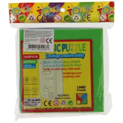 Foam Tangrampuzzels, 4st.