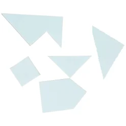 Foam Tangrampuzzels, 4st.