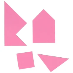 Foam Tangrampuzzels, 4st.