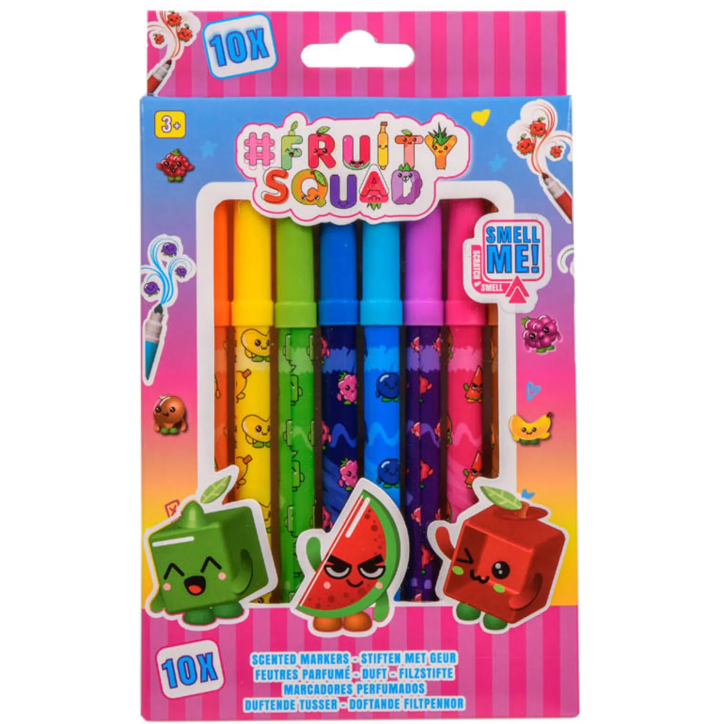 Fruity Squad Stiften Supertip met Geur, 10st.