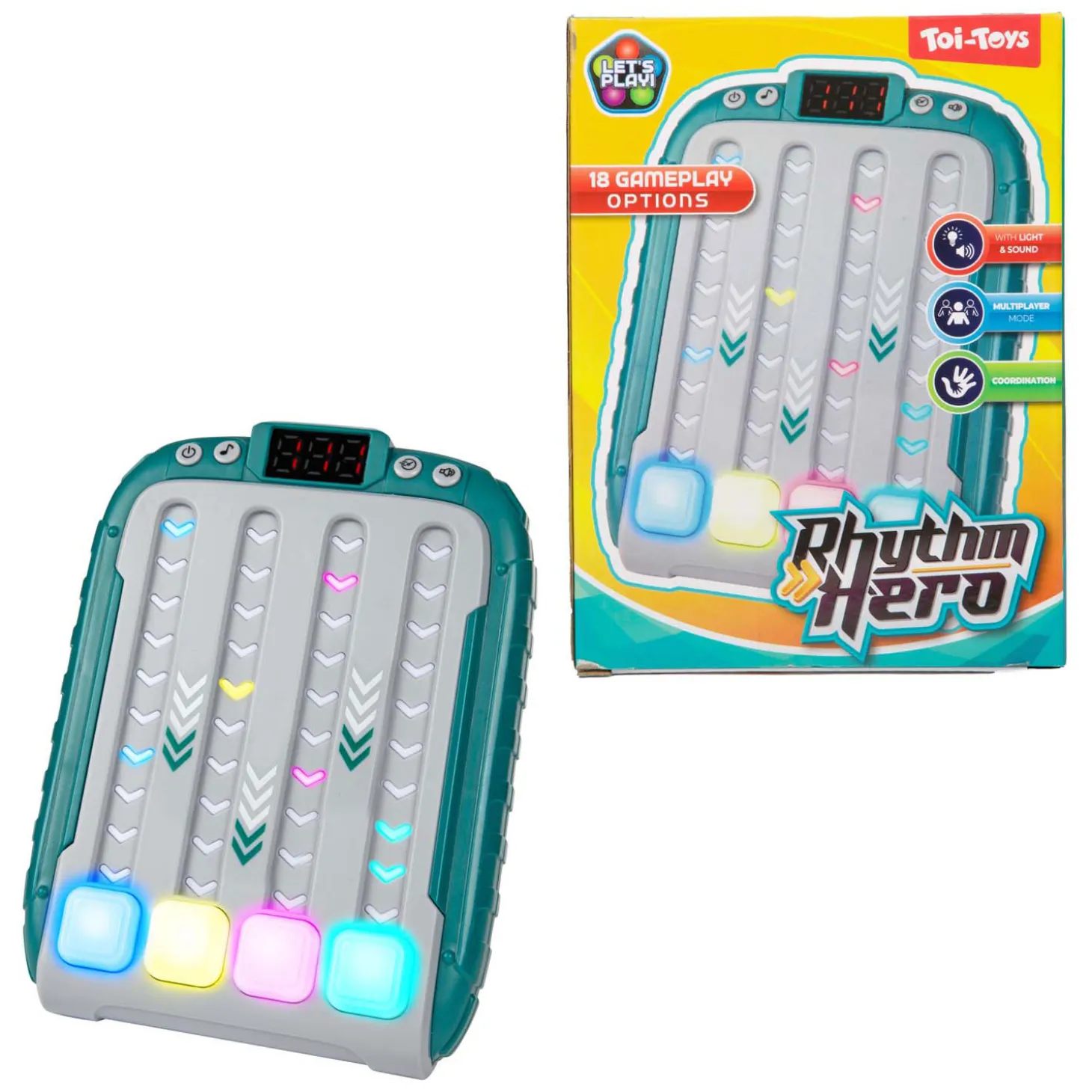 Fun Elektronisch Spel Rhythm Hero met Licht en Geluid