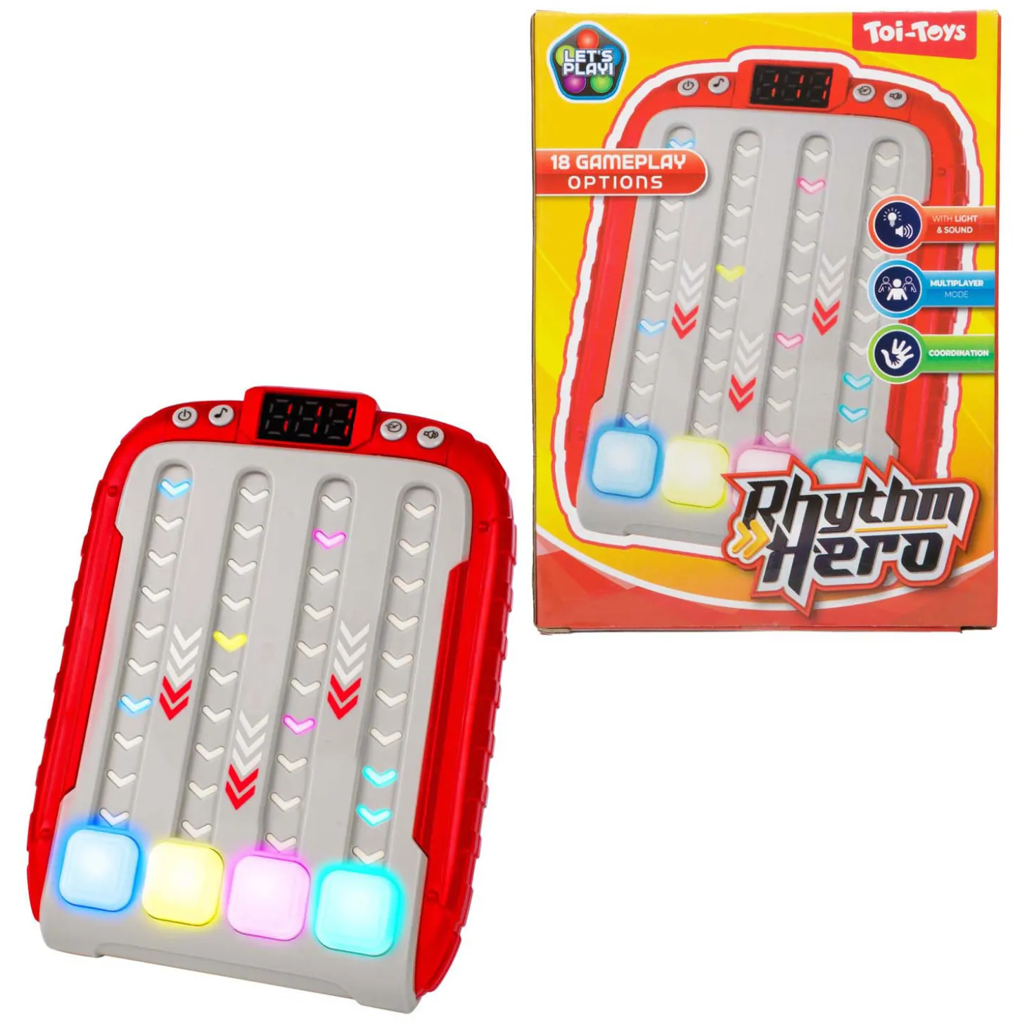 Fun Elektronisch Spel Rhythm Hero met Licht en Geluid