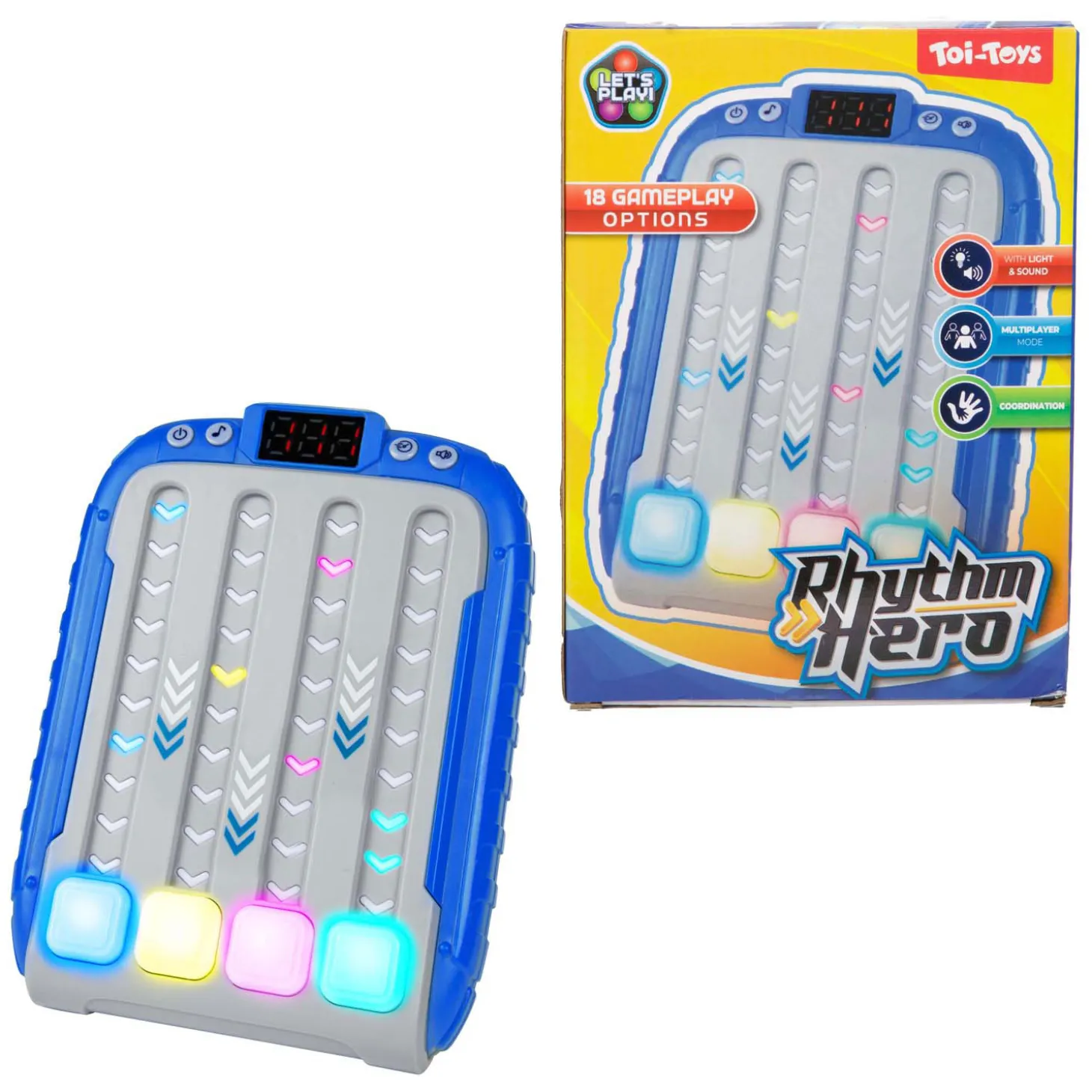 Fun Elektronisch Spel Rhythm Hero met Licht en Geluid