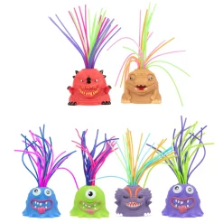 Fun Monster Met Trekbare Haren Met Geluid