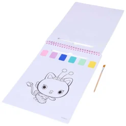 Gabby's Dollhouse Water Verfset Boek - incl Kwast