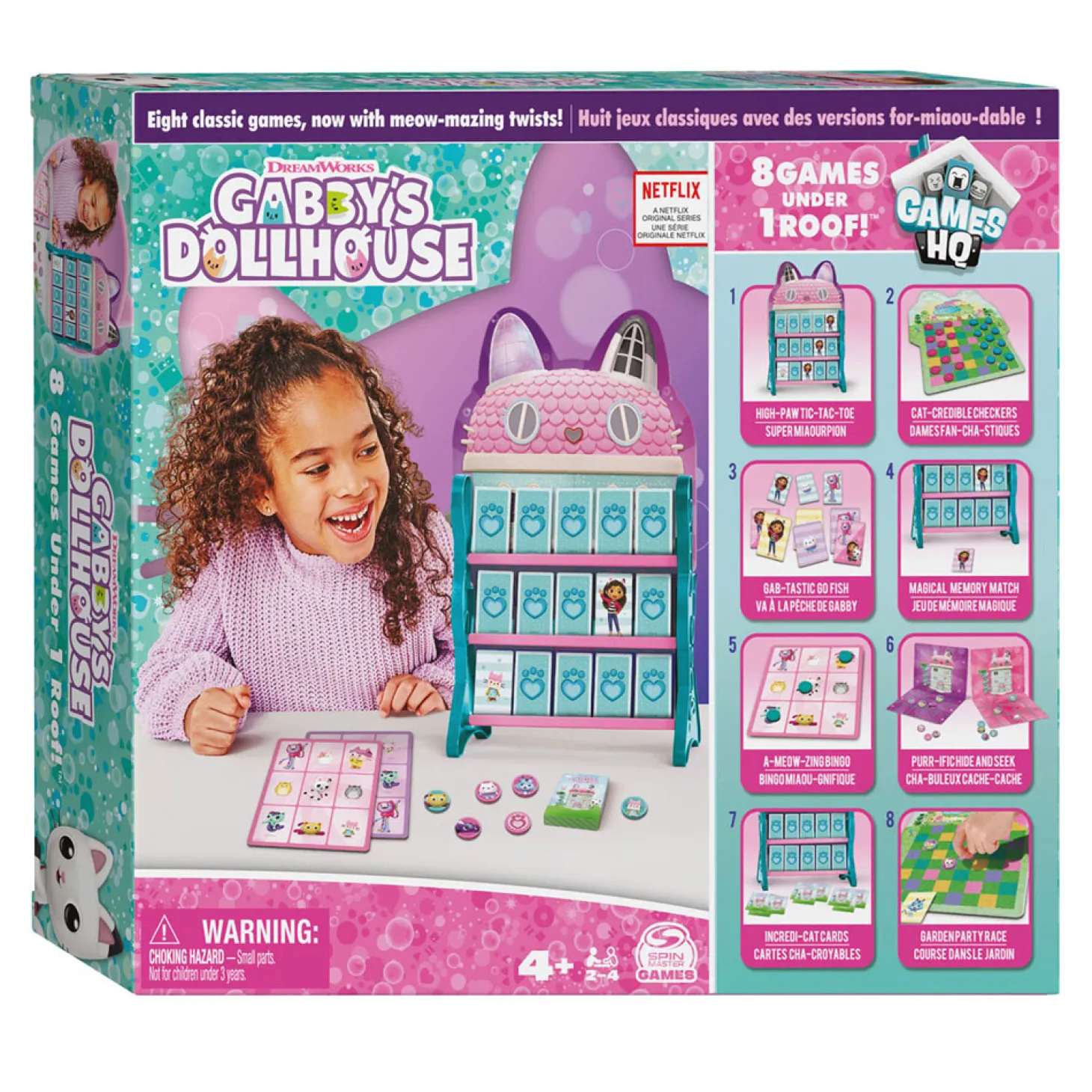 Gabby's Poppenhuis - Spellenpakket met 8 spellen
