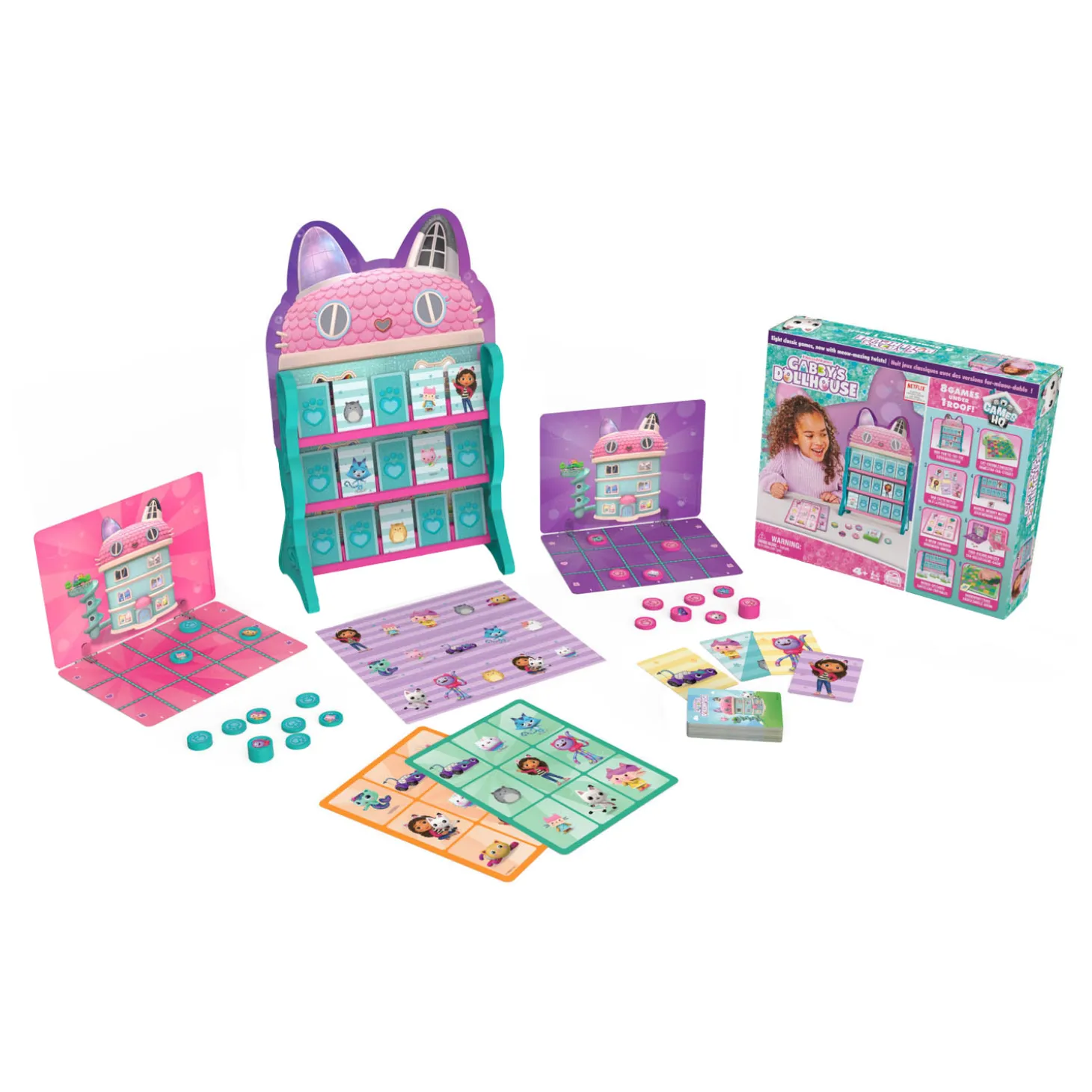 Gabby's Poppenhuis - Spellenpakket met 8 spellen