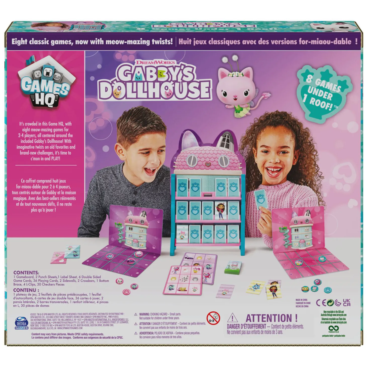 Gabby's Poppenhuis - Spellenpakket met 8 spellen