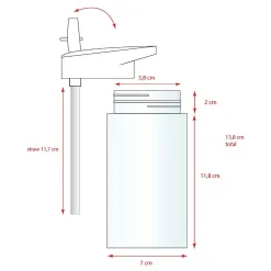 Gabby's Poppenhuis Drink Up Drinkfles, 450ml