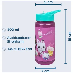 Gabby's Poppenhuis Drinkfles, 500ml