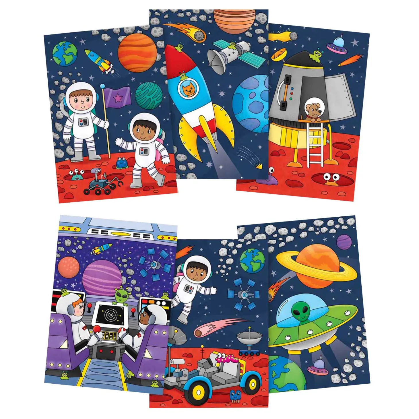 Galt - Water Magic Space - 6 Herbruikbare Afbeeldingen