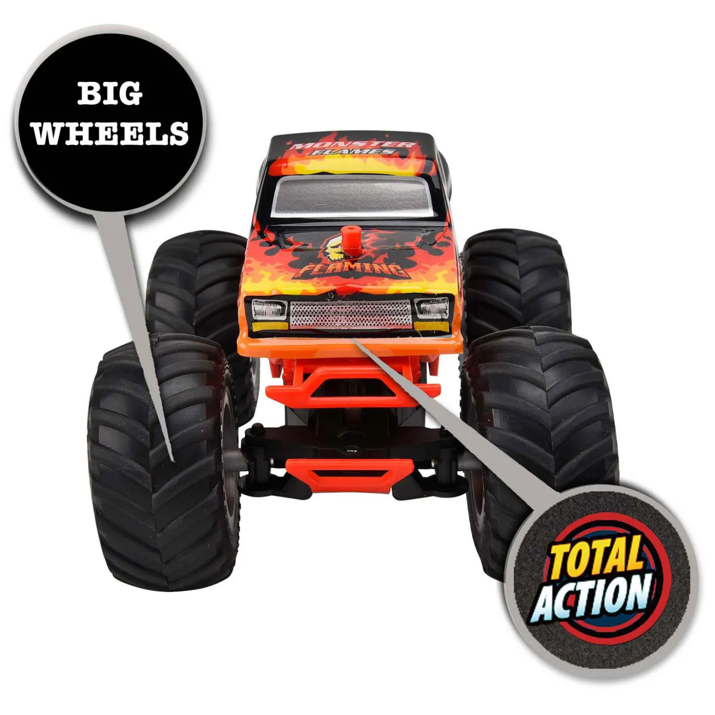 Gear2Play RC Bestuurbare Auto Monster Flames