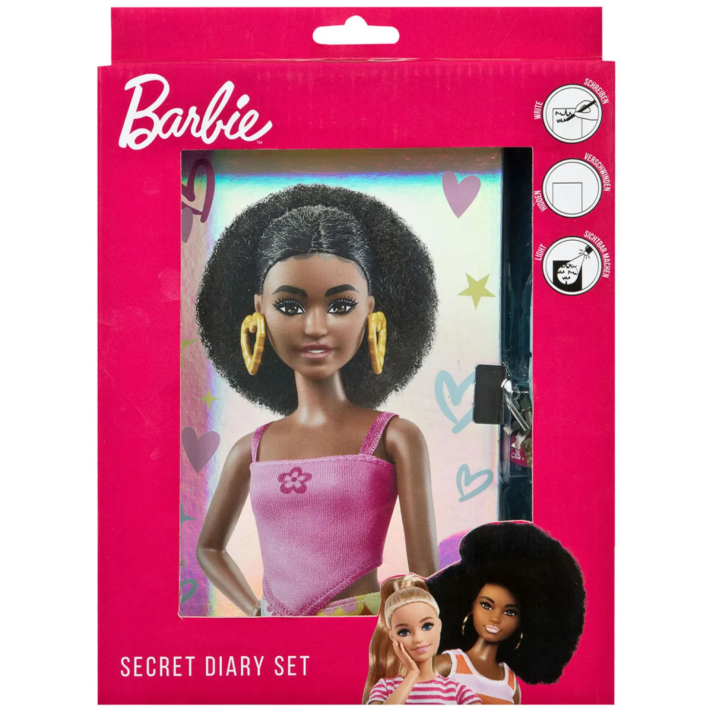 Geheim Dagboek Barbie met UV-pen