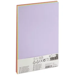 Gekleurd Karton A5, 40 Vellen 10 Kleuren