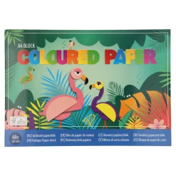 Gekleurd Knutselpapier A4, 48 vel