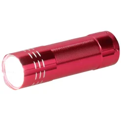 Gekleurde Aluminium Zaklamp - 9Led