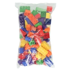 Gekleurde Bouwblokjes - 90st.