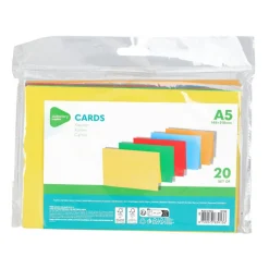 Gekleurde Kaarten A5, 20st.