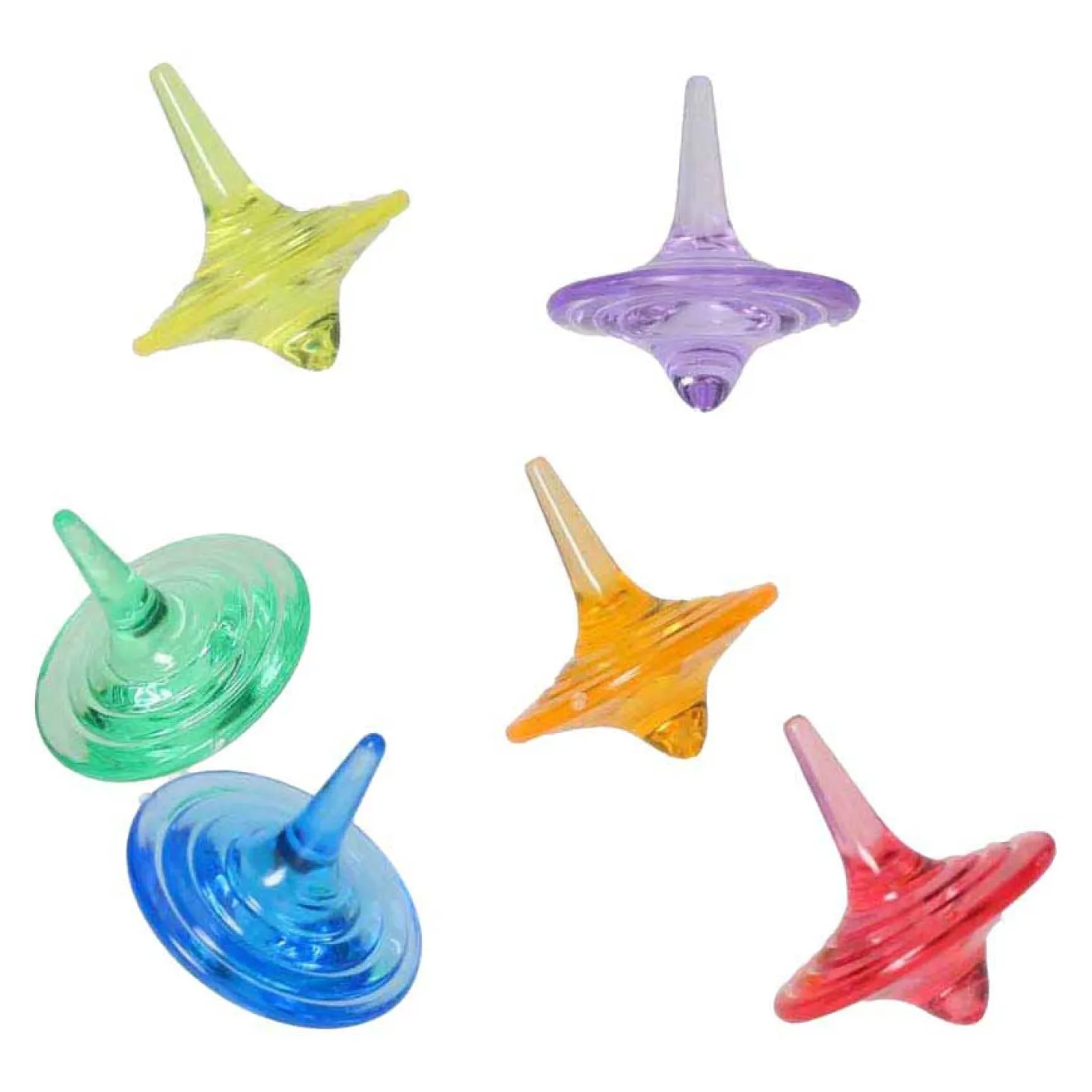 Gekleurde Transparante Tolletjes - 26st.