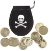 Geldbuidel Piraat + 12 Munten
