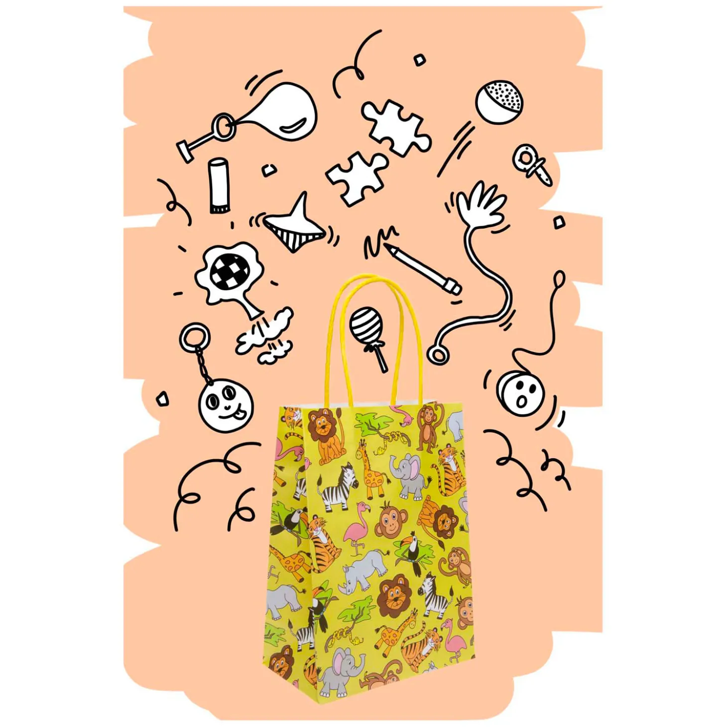 Geschenktasje Wilde Dieren