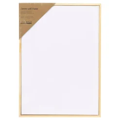 Gespannen Canvas met Lijst 280gr. 21x29,7cm - Wit