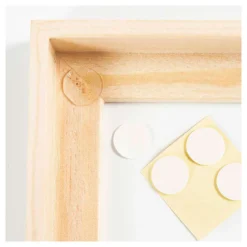 Gespannen Canvas met Lijst 280gr. 21x29,7cm - Wit