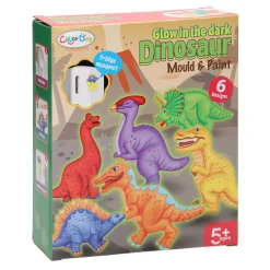 Gieten & Schilderen Glow in the Dark Dino's