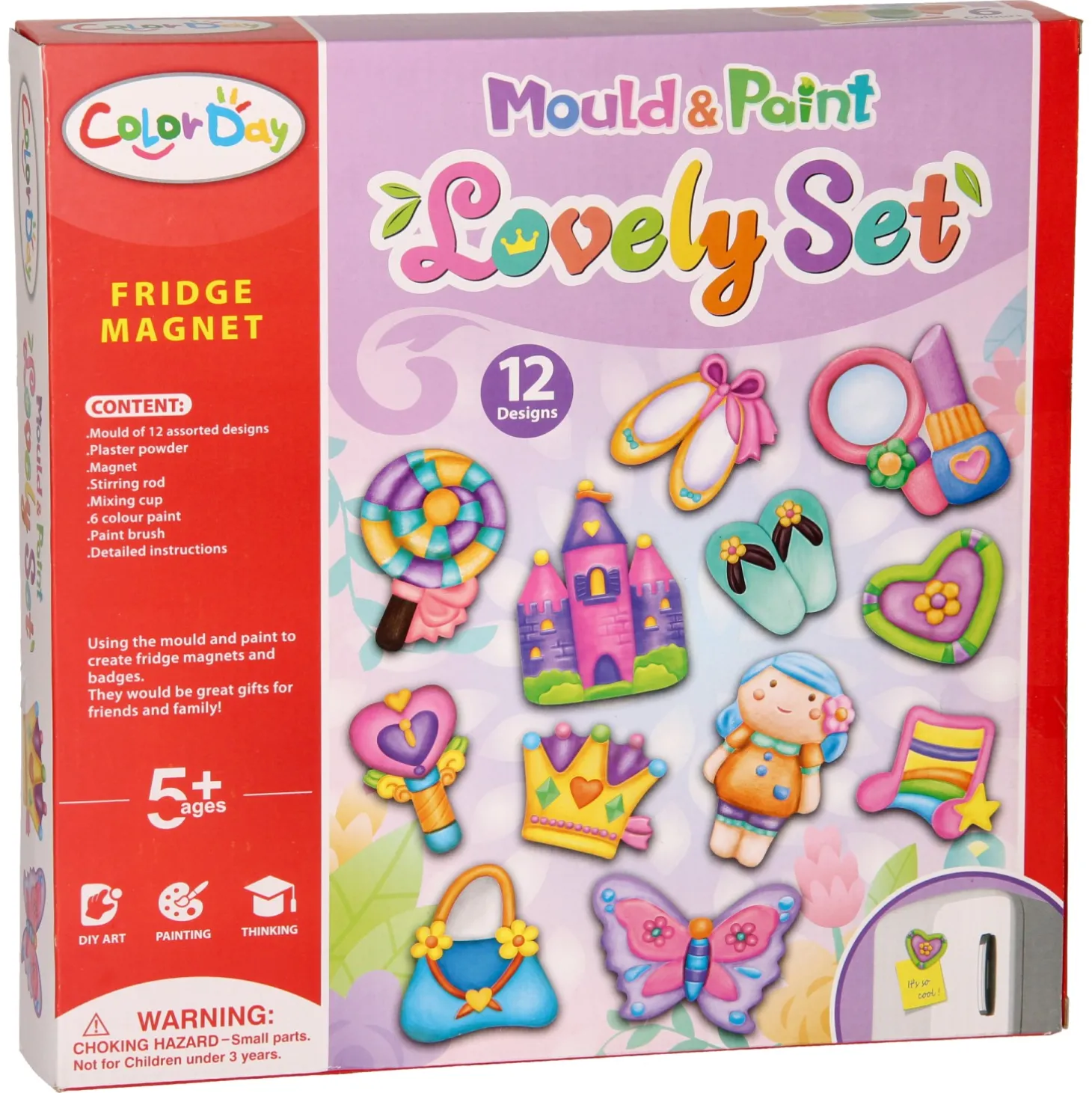 Gips Gieten Magneten - 12 Designs