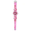 Glamour Analoog Horloge met Licht Eenhoorn - Roze