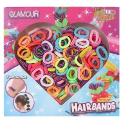 Glamour Loom Haarbandjes - 150st.