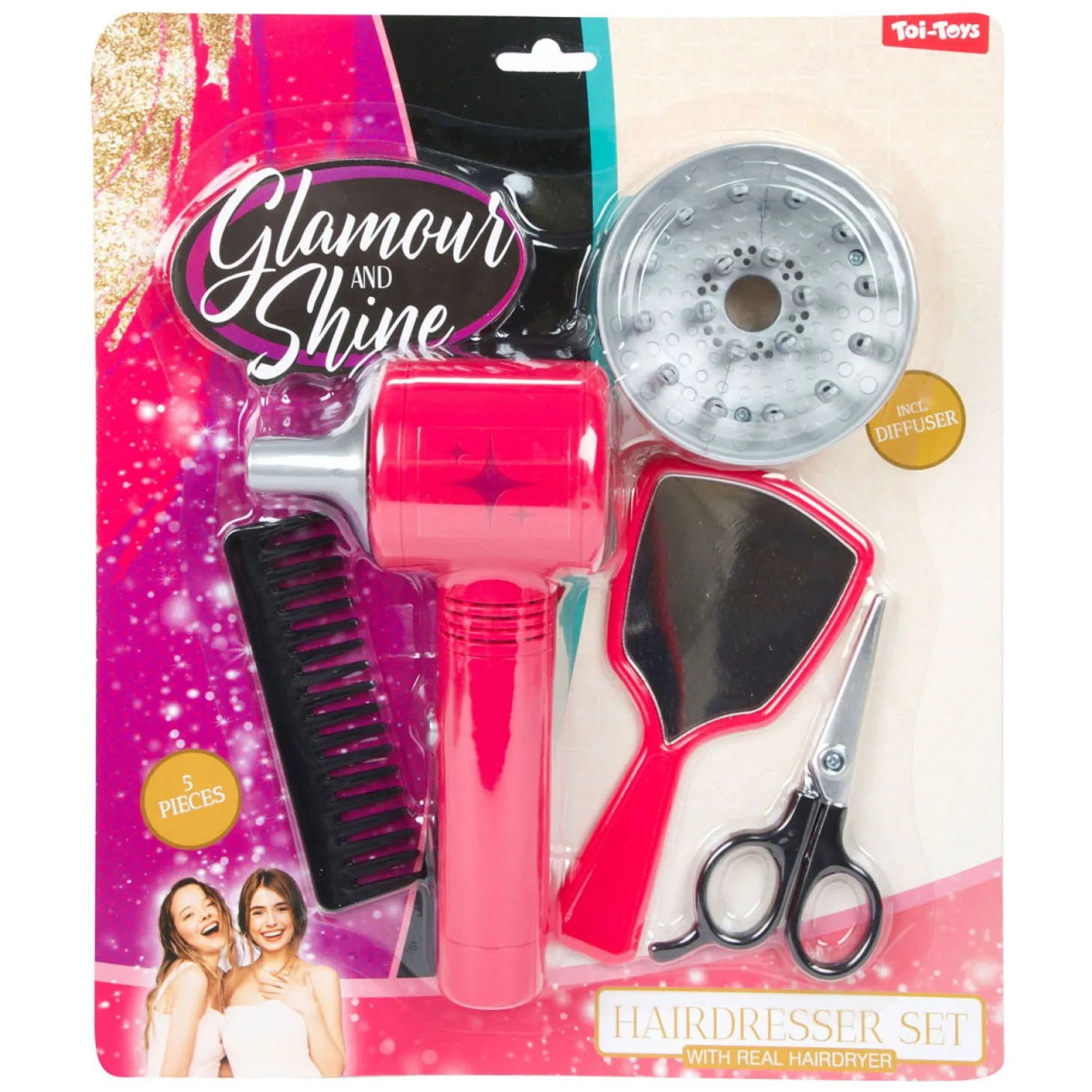 Glamour Shine Kapperset met Fohn Diffuser