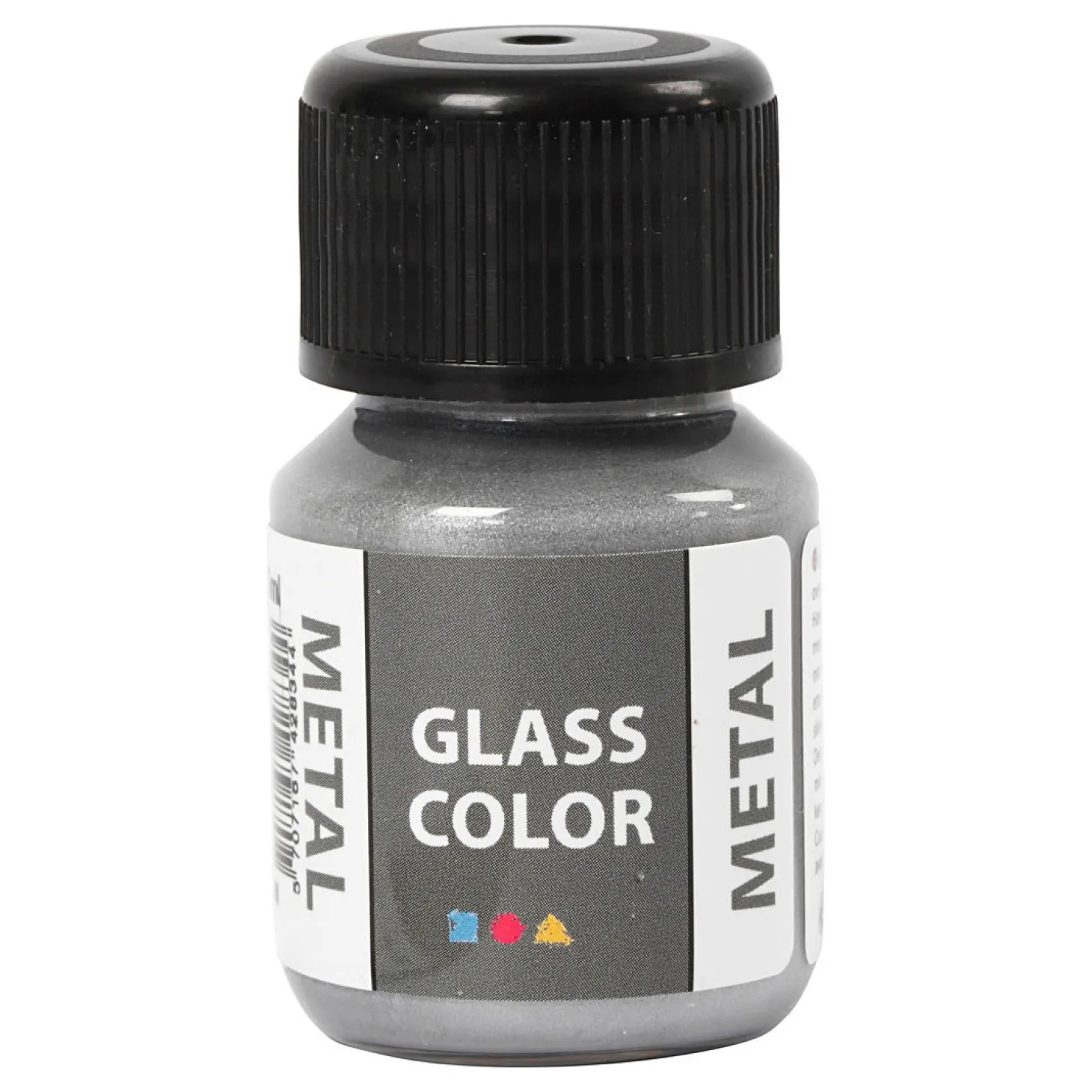 Glass Color Metal Verf - Zilver, 30ml