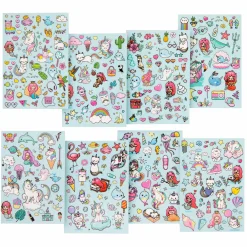 Glitter Stickerboek A5 - Blauw