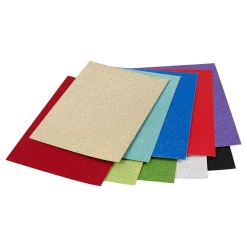 Glitterkarton A4, 50 Vellen