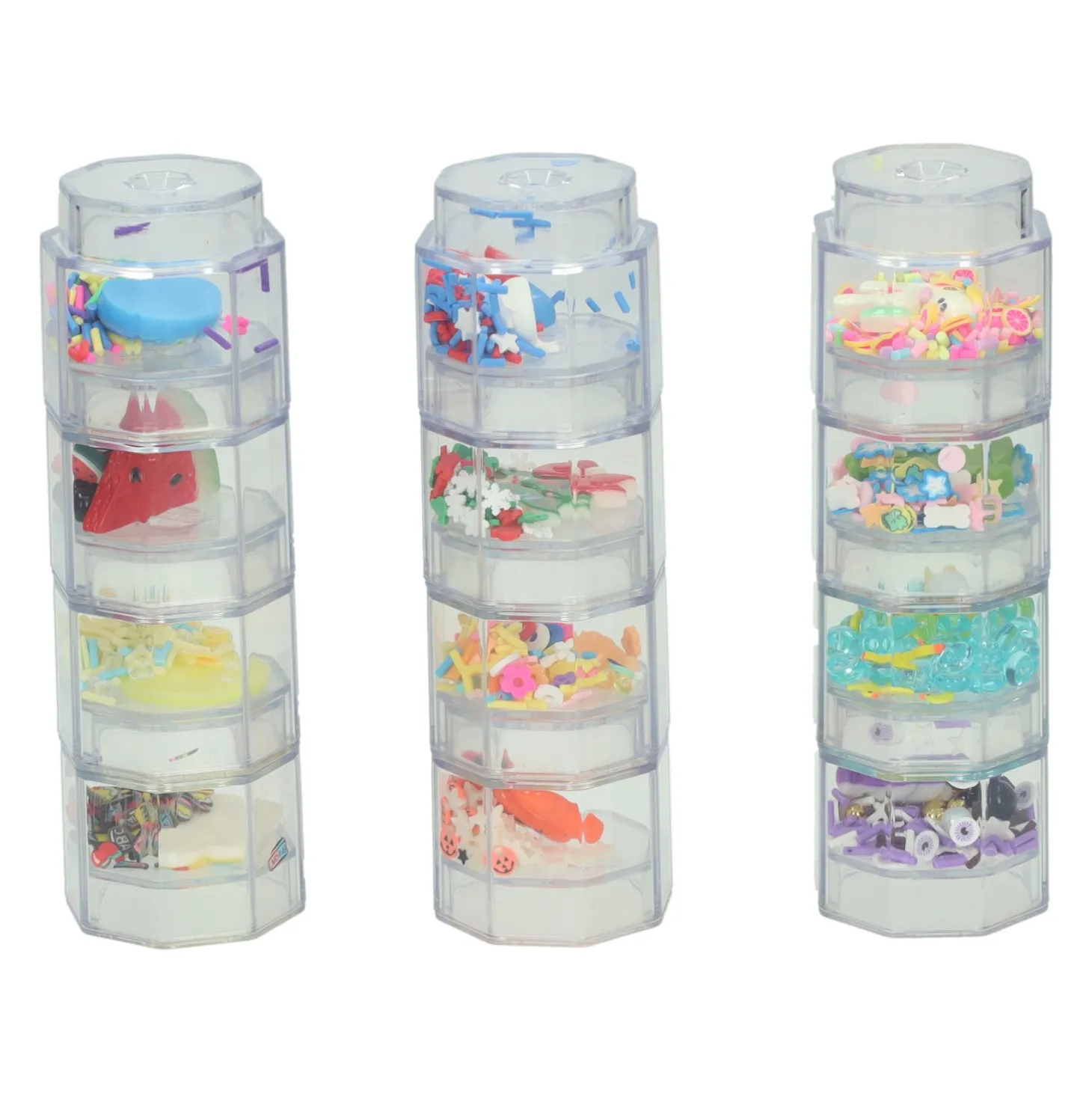 Glitter&Sprinkle Stapelbare Achthoeken - 12dlg