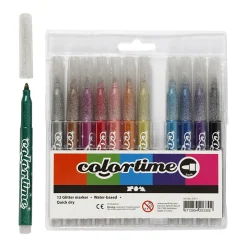 Glitterstiften,  12st.