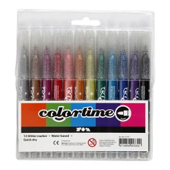 Glitterstiften,  12st.