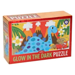 Glow in the Dark Puzzel Dino, 100st.