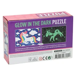 Glow in the Dark Puzzel Unicorn, 100st.