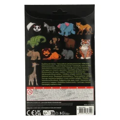 Glow in the Dark Stickers Dieren, 12st