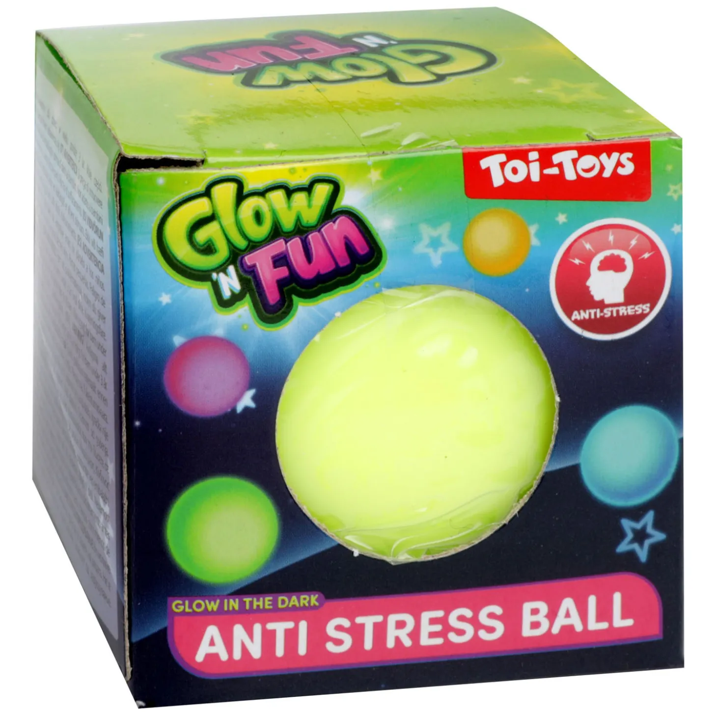 Glow N Fun Anti Stressbal Glow in the Dark