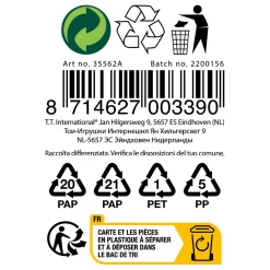 Glow N Fun Glow in the Dark Deken Dino, 130x150cm