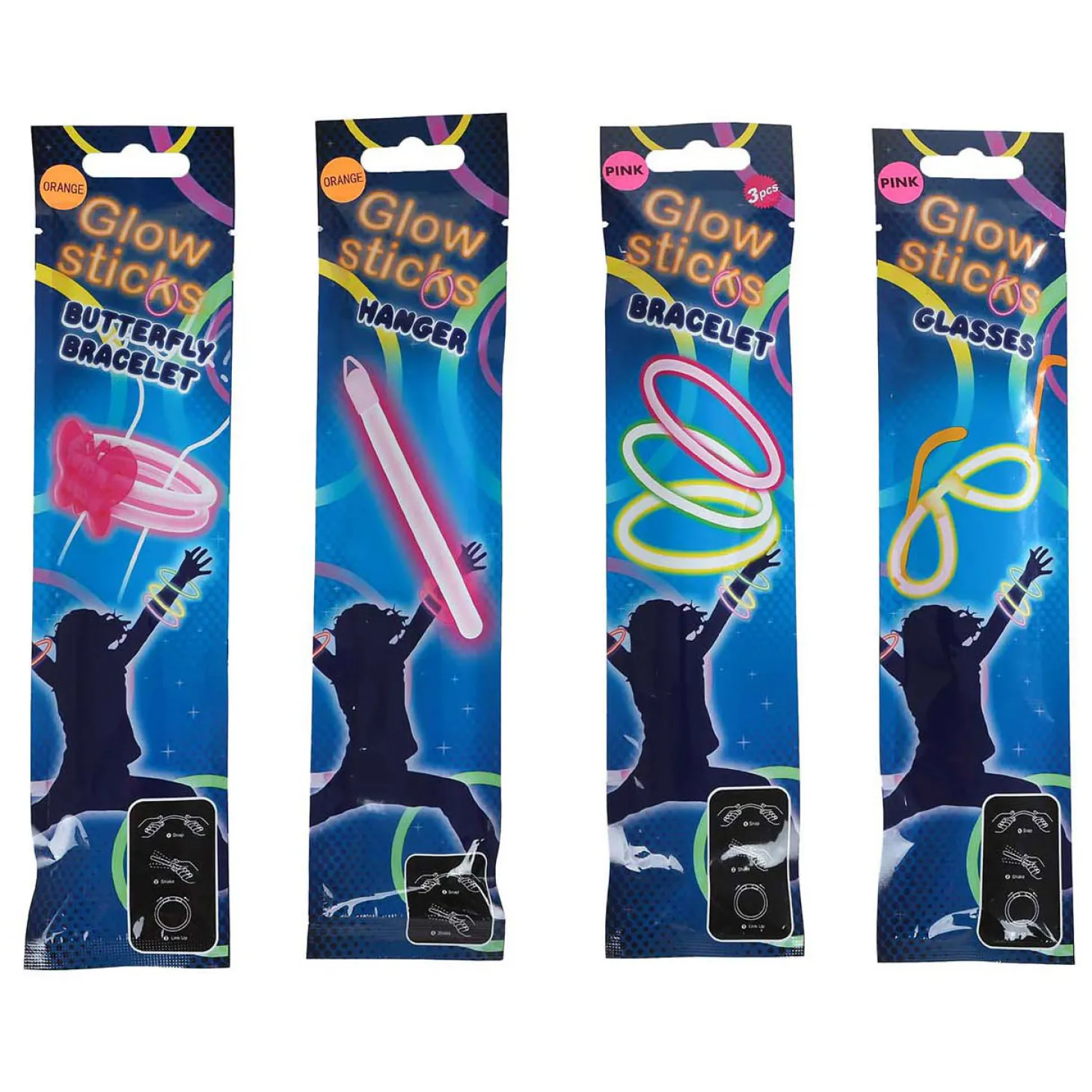 Glow Sticks Armband - Brilletje of Staaf
