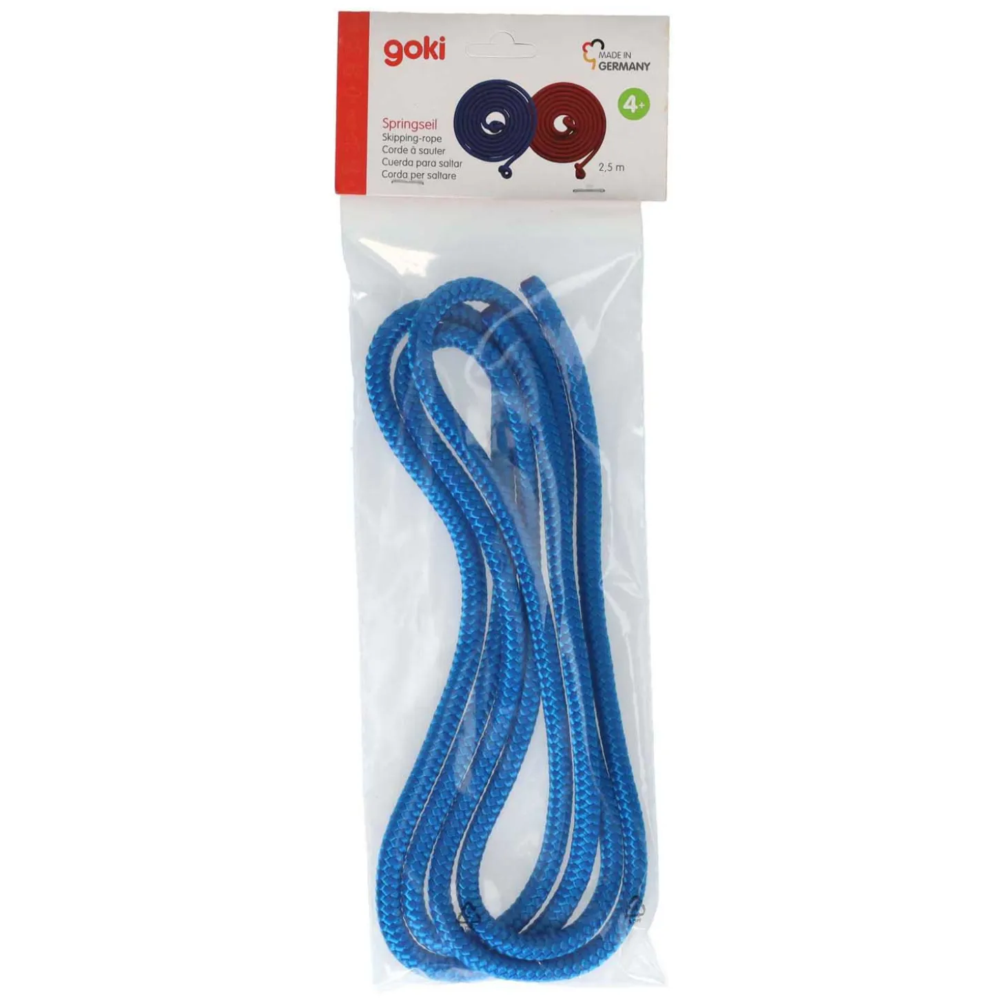 Goki Blauw Springtouw, 2.5 meter